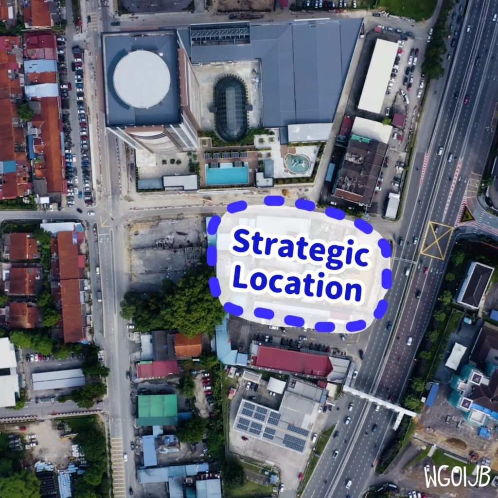 SkyOne Bukit Chagar exterior view near RTS station